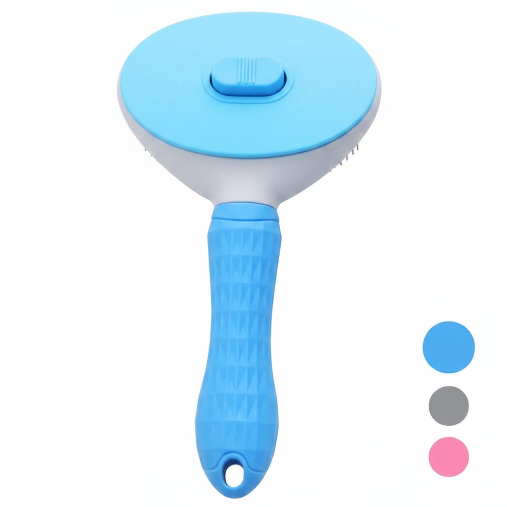 Self-Cleaning Slicker Brush | Cat & Dog Grooming Comb