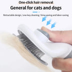 Self-Cleaning Slicker Brush | Cat & Dog Grooming Comb