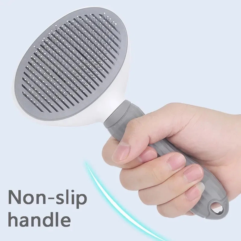 Self-Cleaning Slicker Brush | Cat & Dog Grooming Comb